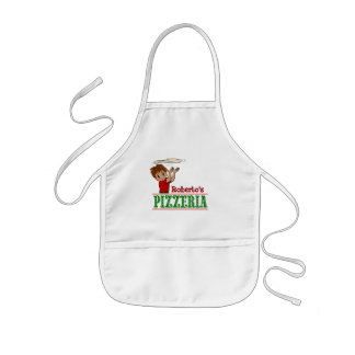 Boy Pizza Party Apron Kinder Schort