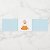 Boy Pompoen Baby shower Waterflesetiketten Waterfles Etiket (Enkel label)