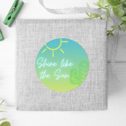 Boy Pool Party Ronde Sticker