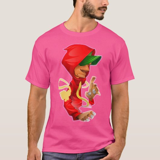 Boy Pose Hip Hop Gift T-shirt (Voorkant)
