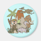 Boy Prehistorische Life Magneet (Voorkant)