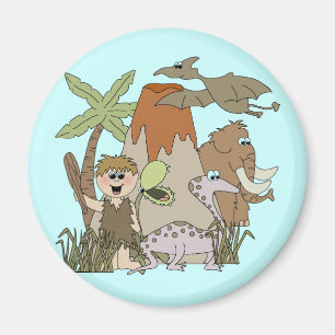 Boy Prehistorische Life Magneet