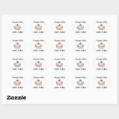 Boy Proud Zwitserse Baby Ronde Sticker (Vel)