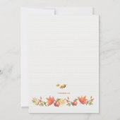 Boy Pumpkin Baby shower Invitation Kaart (Achterkant)