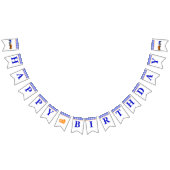 Boy Pumpkin Patch Tractor Blue Birthday Banner (Alle)