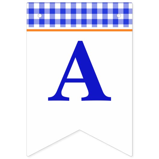 Boy Pumpkin Patch Tractor Blue Birthday Banner (Derde vlag)