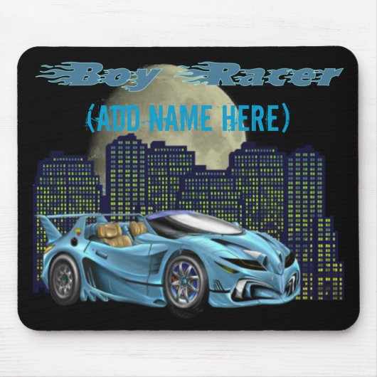 Boy Racer - Mousepad Muismat (Voorkant)