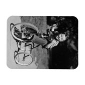 Boy Riding Tricycle Magneet (Horizontaal)