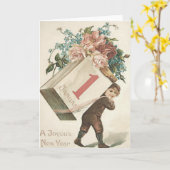 Boy Roos Calendar Vergeet-Me-Not Kaart (Gele Bloem)