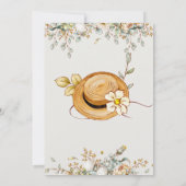 Boy Rustic Boerderij Land Baby shower Uitnodiging (Achterkant)