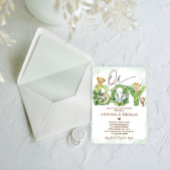 Boy Safari Animals Baby shower Kaart