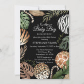 Boy Safari Baby shower Kaart (Voorkant)