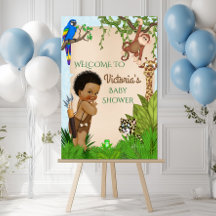 Boy Safari Baby shower Welkomstteken