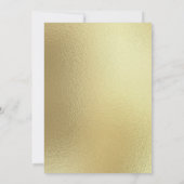 Boy Safari Oerwoud Animals Gold Baby shower Kaart (Achterkant)