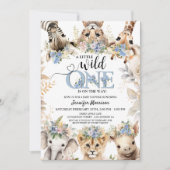 Boy Safari Oerwoud Baby shower Kaart (Voorkant)