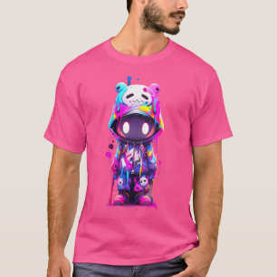 Boy Schattige Cartoon Alien Art Swag Beer Urban Hi T-shirt
