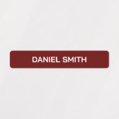 Boy School Daycare Name Labels (Design 1)