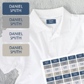 Boy School Daycare Name Labels