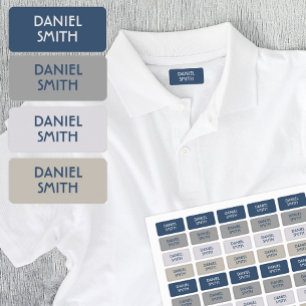 Boy School Daycare Name Labels