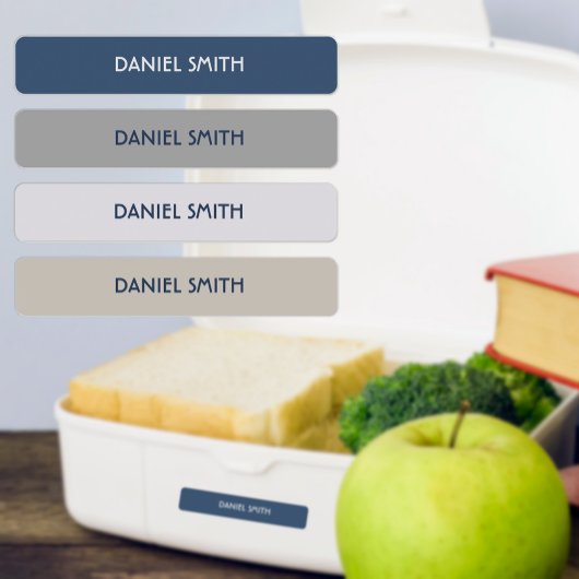 Boy School Daycare Name Labels