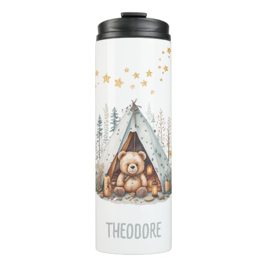 Boy Scout Camping Custom Thermosbeker (Voorkant)