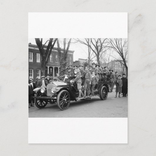 Boy Scout Fire Drill, jaren 1910 Briefkaart (Voorkant)
