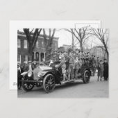 Boy Scout Fire Drill, jaren 1910 Briefkaart (Voorkant / Achterkant)