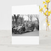 Boy Scout Fire Drill, jaren 1910 Kaart (Gele Bloem)