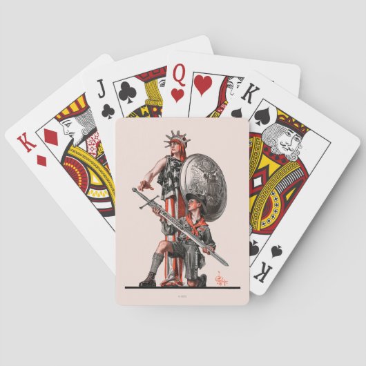 Boy Scout & Liberty Pokerkaarten (Achterkant)