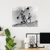 Boy Scout Semaphore Flags, jaren 1940 Poster (Thuiskantoor)