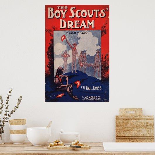 Boy Scouts Dream Poster (Keuken)