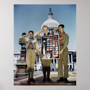 Boy Scouts in D.C., 1941 Poster