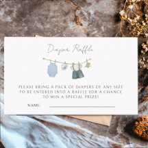 Boy Simple Clothes Waterverf Baby shower