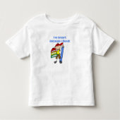 Boy Smart omdat ik las Kinder Shirts (Voorkant)