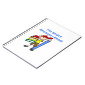 Boy Smart omdat ik las Notitieboek (Linkerzijde)