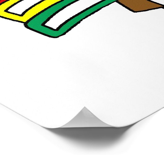 Boy Smart omdat ik las Poster (Hoek)