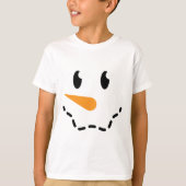 Boy Snowman T-shirt (Design 2) (Voorkant)