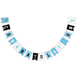 Boy Soccer Player verjaardagsfeestje blauw Vlaggetjes