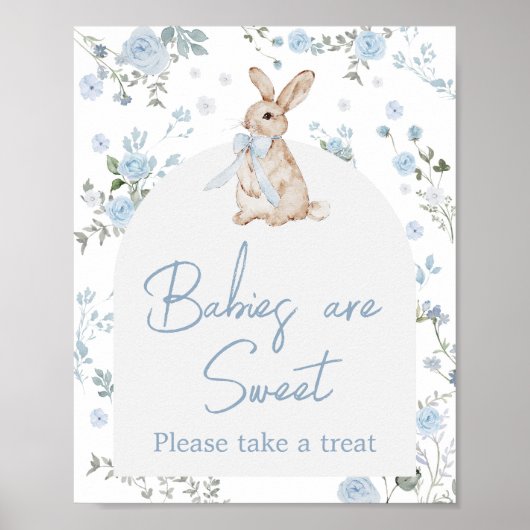 Boy Some Bunny Baby shower Babies zijn Sweet Poster (Voorkant)