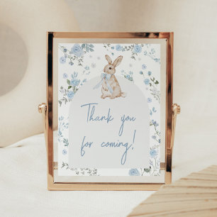 Boy Some Bunny Baby shower Bedankt voor je komst Poster