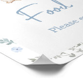 Boy Some Bunny Baby shower Food Poster (Hoek)