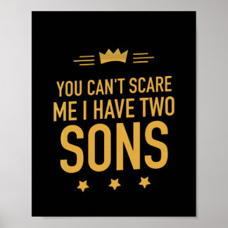 Boy son Funny mothers day gift for mother her mom Poster