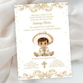 Boy Spanish Charro Doop Kaart