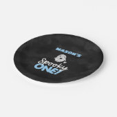 Boy Spooky Een Verjaardag Borden Papieren Bordje (Gekanteld)