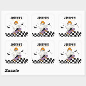 Boy Spooky Halloween Verjaardag Sticker (Vel)