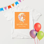 Boy Spooky One Ghost Moon Halloween 1e Verjaardag