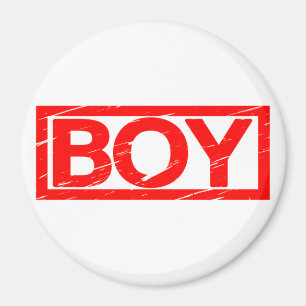 Boy Stamp Magneet