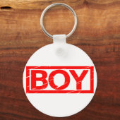 Boy Stamp Sleutelhanger (Voorkant)