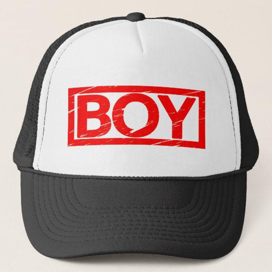 Boy Stamp Trucker Pet (Voorkant)