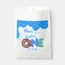 BOY Sweet One Roze Frosting Eerste Verjaardag Bedankzakje